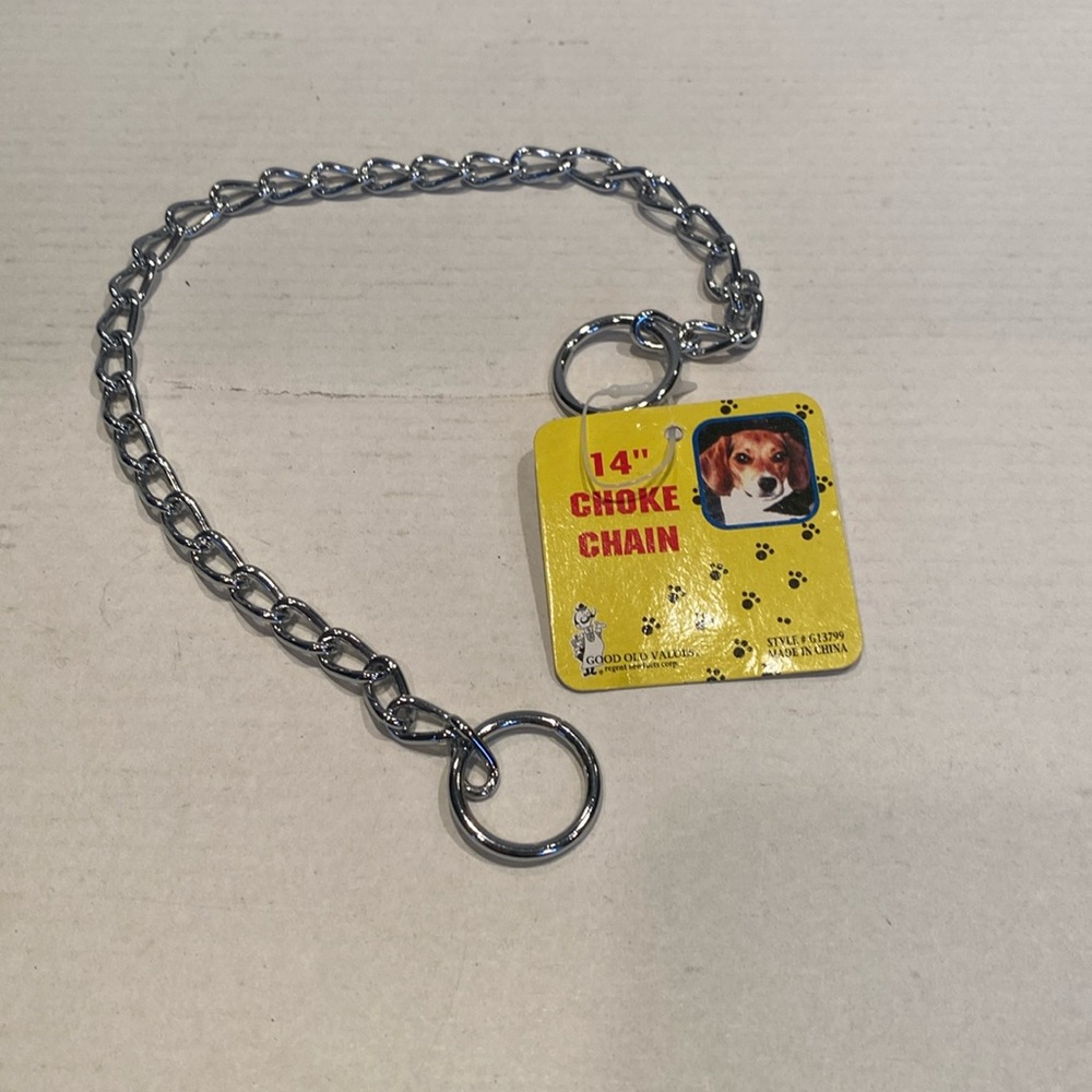 NWT Dog 14” Choke Chain